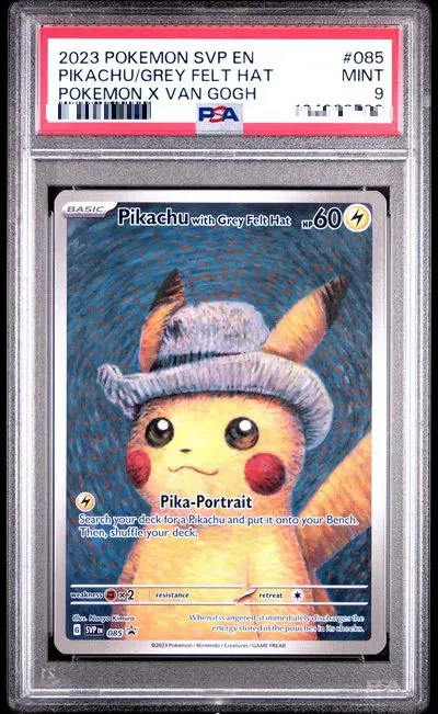 การ์ดเกรด PIKACHU/GREY FELT HAT